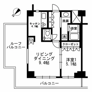 アーバンパーク代官山II【6階】の間取り
