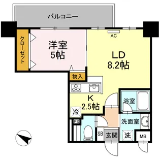 ハイムローゼⅦ【3階】の間取り