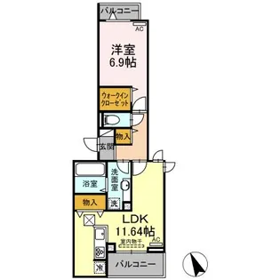 ルポゼ【1階】の間取り