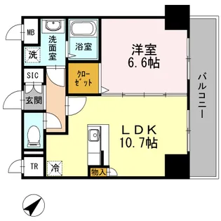 セリーン志村【3階】の間取り
