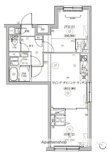 RELUXIA大塚【2階】の間取り