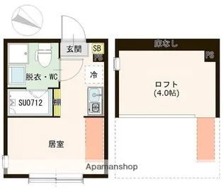 ハーモニーテラス白鷺Ⅱ【1階】の間取り