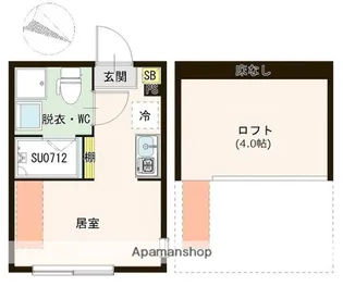 ハーモニーテラス白鷺Ⅱ【2階】の間取り