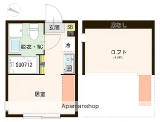 ハーモニーテラス白鷺Ⅱ【2階】の間取り