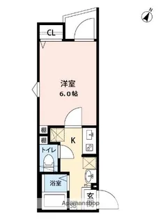 グランクオール赤塚【3階】の間取り