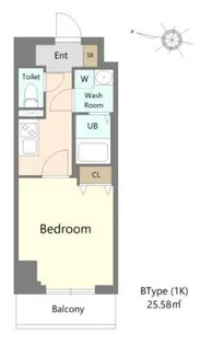 テラス阿佐ヶ谷【3階】の間取り