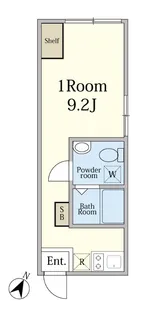 東京都新宿区山吹町【マンション】の間取り