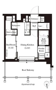 アーバンパーク江古田の森【5階】の間取り