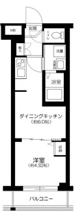 東京都新宿区大京町【マンション】の間取り