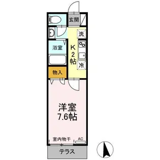 エスポワール21【1階】の間取り