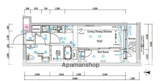 ラフィスタ鷺ノ宮【4階】の間取り