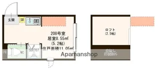 ハーモニーテラス永福Ⅱ【2階】の間取り
