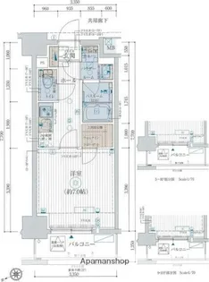 エステムプラザ池袋立教通り【8階】の間取り