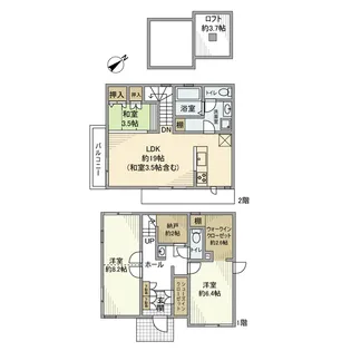 東京都杉並区和泉2丁目【一戸建】の間取り