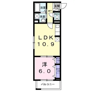 ドゥー・アヴェニール【3階】の間取り