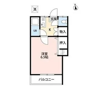 タカギハイツ【2階】の間取り