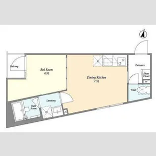 フラッフィー西早稲田【3階】の間取り