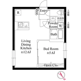 ラミィ北新宿【2階】の間取り