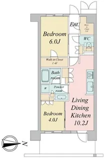 トラープランド蒼麗館【1階】の間取り