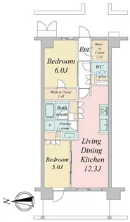 トラープランド蒼麗館【4階】の間取り