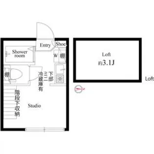ハーモニーテラス仲宿【1階】の間取り