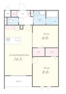 STADT NERIMAーKASUGACHO【2階】の間取り