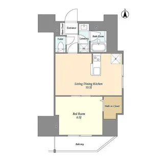 スコレサイト池袋【8階】の間取り