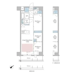 アーバネックス早稲田【6階】の間取り