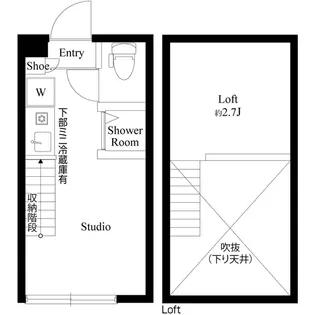 ハーモニーテラス上高井戸Ⅲ【2階】の間取り