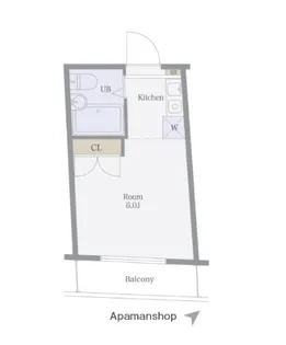 ビアメゾン三井PART22【4階】の間取り
