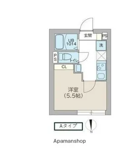 レピュア高円寺レジデンス【201号室】の間取り