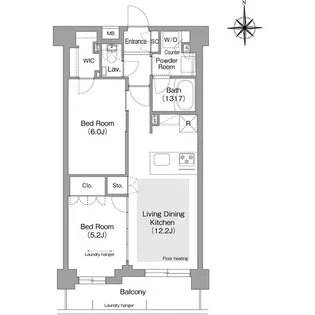 コンフォリア・リヴ文京護国寺【1階】の間取り