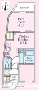 東京都練馬区桜台4丁目【マンション】の間取り