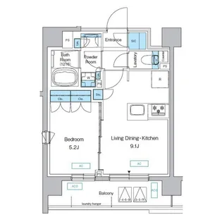 プレディアコート三軒茶屋【3階】の間取り