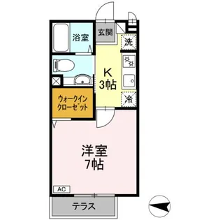 アレイ・ヴィラ【1階】の間取り