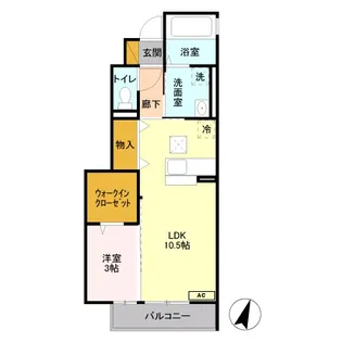 ハイム・ジョルニ【1階】の間取り