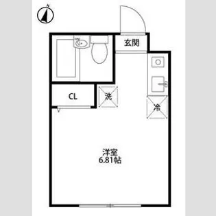 キャトルメゾン野方【1階】の間取り