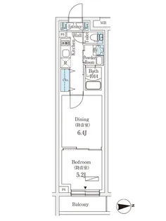 プラネソシエプラス桜台【1階】の間取り