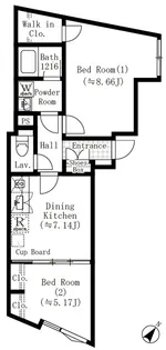 EDIT西池袋【2階】の間取り