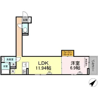 DーSTYLE氷川台【2階】の間取り