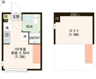 AVENIR 上石神井【1階】の間取り