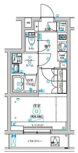 1Kの間取り画像