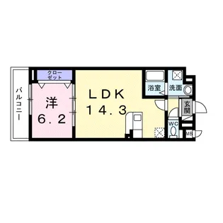 PRETTY FOREST【3階】の間取り