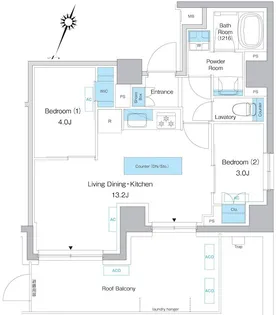プレディアコート板橋【903号室号室】の間取り