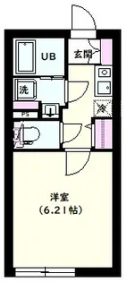 NSGATE中野坂上【1階】の間取り