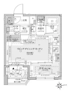 クレヴィア荻窪【3階】の間取り