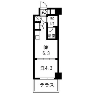 スパシエ幡ヶ谷【1階】の間取り