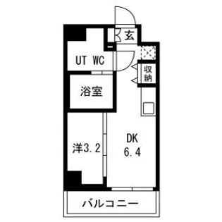 スパシエ幡ヶ谷【3階】の間取り