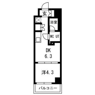 スパシエ幡ヶ谷【2階】の間取り