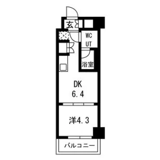スパシエ幡ヶ谷【4階】の間取り